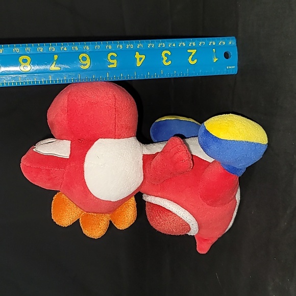 Little Buddy 1389 Super Mario All Star Collection Red Yoshi Plush, 7" - Picture 6 of 8